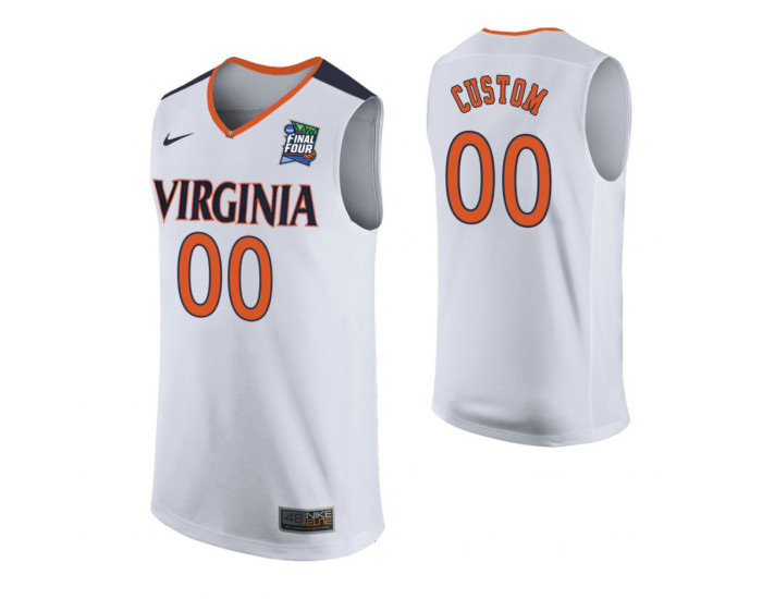 Virginia Cavaliers White 2019 Final Four College Basketball Jersey