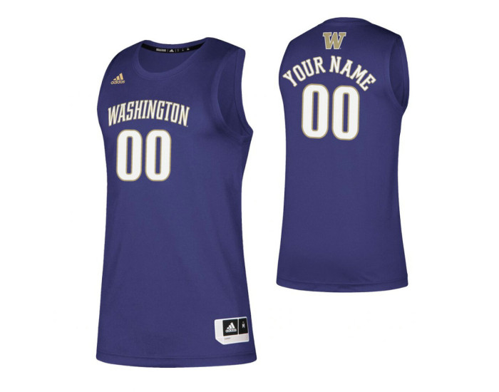 Washington Huskies 00 Custom College Basketball Swingman Jersey Purple