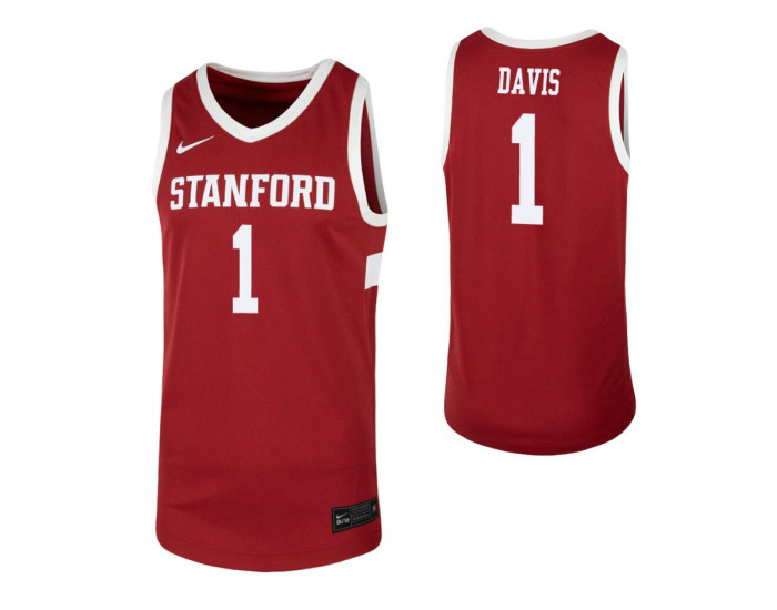 Daejon Davis Authentic College Basketball Jersey Cardinal Stanford Cardinal