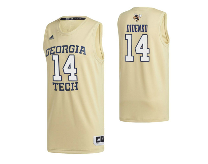 Georgia Tech Yellow Jackets 14 David Didenko Swingman Jersey Gold