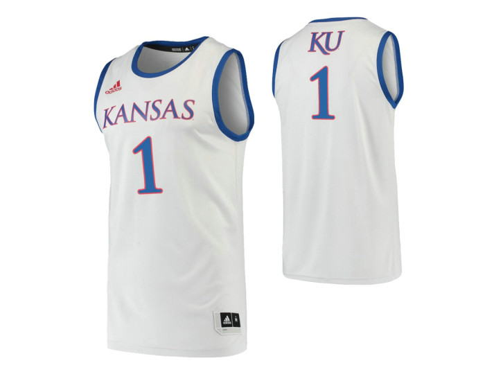 Youth Kansas Jayhawks #1 Devon Dotson Gray Authentic College Basketball Jersey