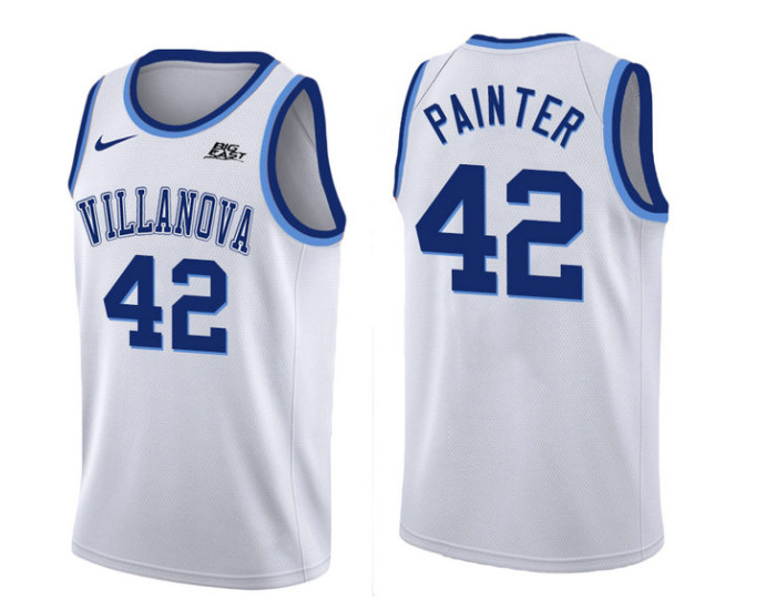 Youth Villanova Wildcats #42 Dylan Painter Replica College Basketball Jersey White