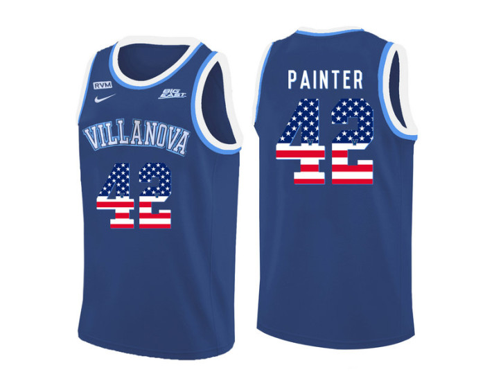 Youth Villanova Wildcats #42 Dylan Painter Authentic College Basketball Jersey Blue