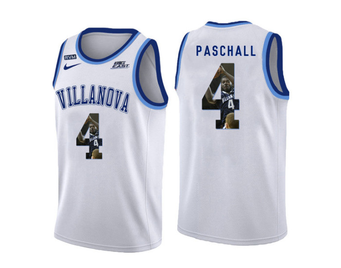 Youth Villanova Wildcats #4 Eric Paschall Replica College Basketball Jersey White