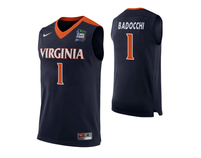Francesco Badocchi Virginia Cavaliers Navy 2019 Final Four Authentic College Basketball Jersey