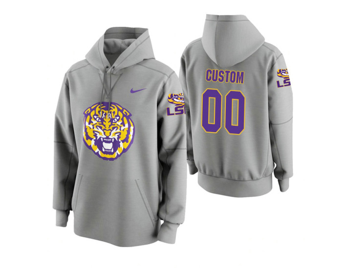 Alabama Crimson Tide #00 Custom Men's Gray College Basketball Hoodie