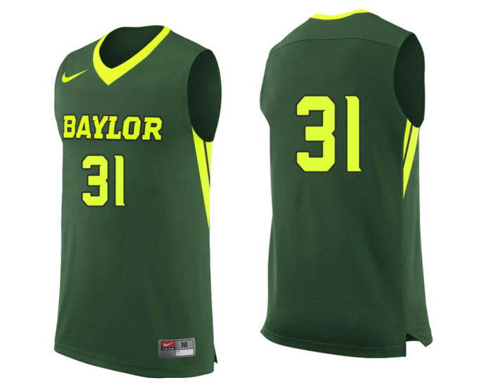 Baylor Bears #31 Terry Maston Authentic College Basketball Jersey Green