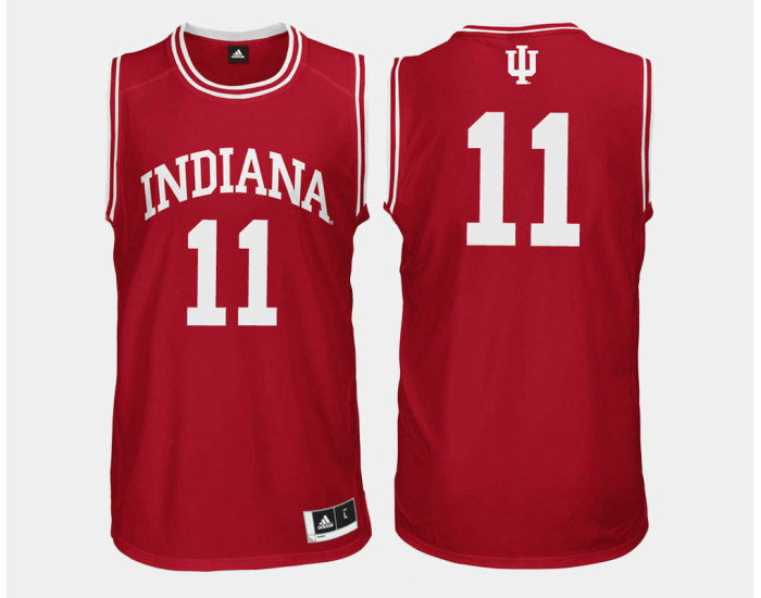 indiana Hoosiers #11 Isiah Thomas Red Road Authentic College Basketball Jersey