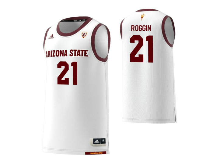 Arizona State Sun Devils 21 Jack Roggin Authentic College Basketball Jersey White