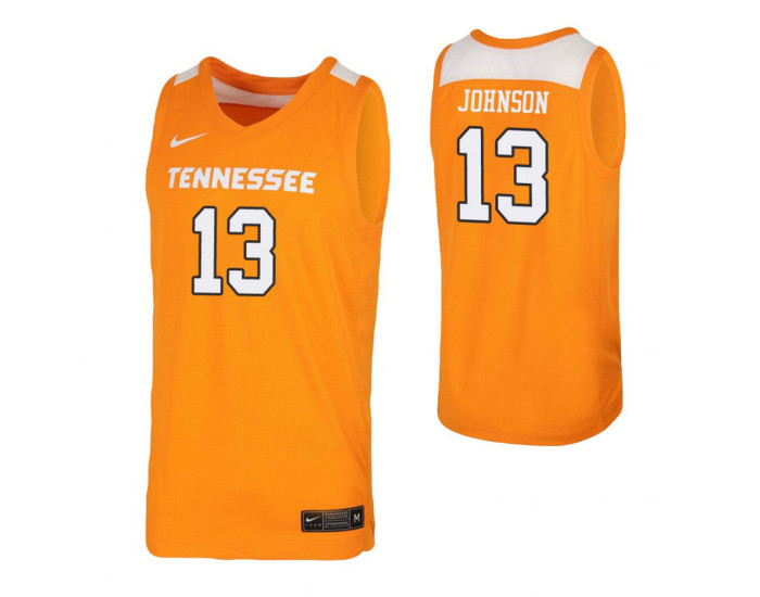 Tennessee Volunteers #13 Jalen Johnson Tennessee Orange Authentic College Basketball Jersey
