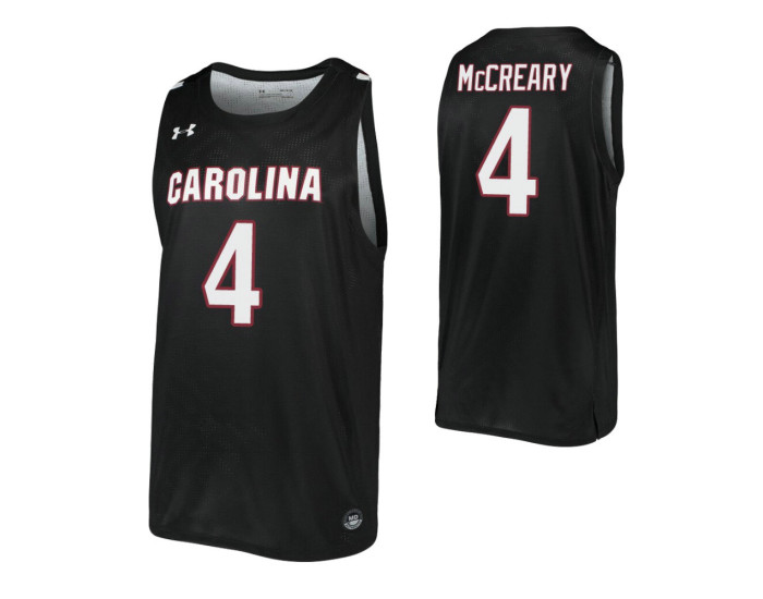 Jalyn McCreary Authentic College Basketball Jersey Black South Carolina Gamecocks