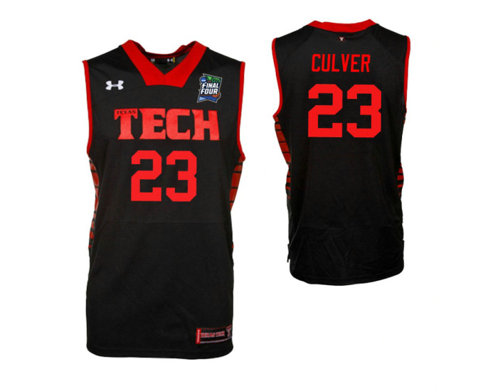 Jarrett Culver Texas Tech Red Raiders Black 2019 Final Four Authentic College Basketball Jersey