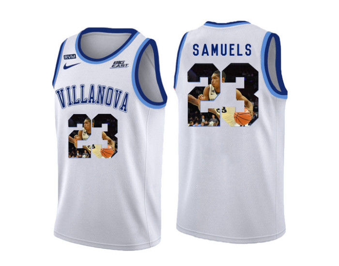 Youth Villanova Wildcats #23 Jermaine Samuels Authentic College Basketball Jersey White