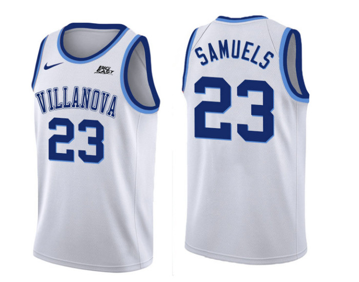 Youth Villanova Wildcats #23 Jermaine Samuels Authentic College Basketball Jersey White