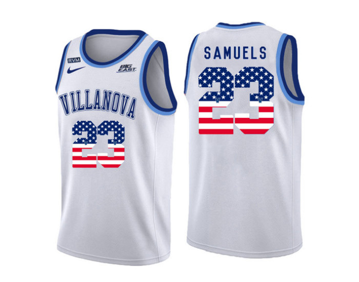 Youth Villanova Wildcats #23 Jermaine Samuels Authentic College Basketball Jersey White