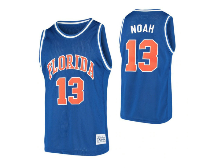 Florida Gators 13 Joakim Noah Basketball Alumni Authentic College Basketball Jersey Royal