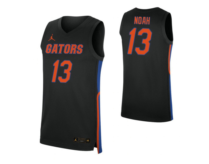 Youth Joakim Noah Authentic College Basketball Jersey Black Florida Gators