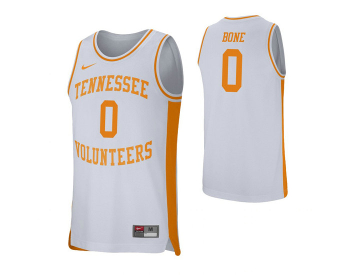 Tennessee Volunteers #0 Jordan Bone White Authentic College Basketball Jersey