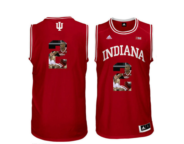 Indiana Hoosiers #2 Josh Newkirk Authentic College Basketball Jersey Red