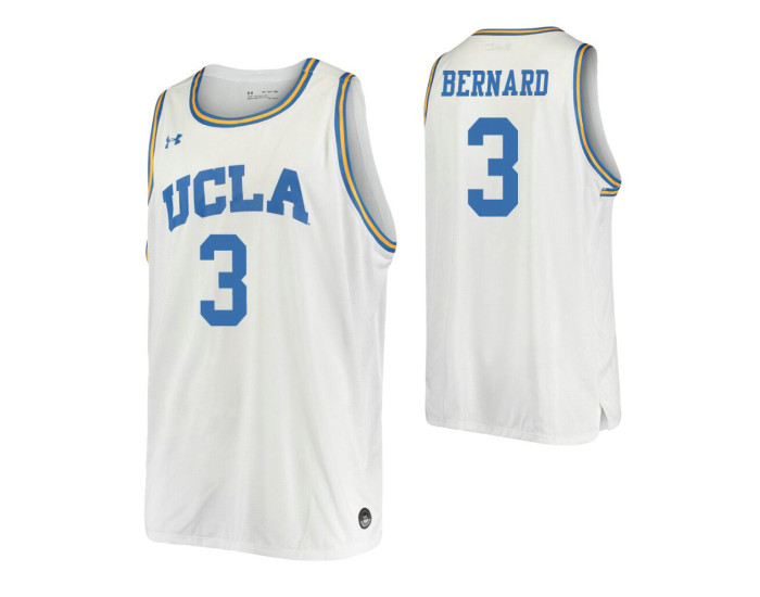 Jules Bernard Authentic College Basketball Jersey White UCLA Bruins
