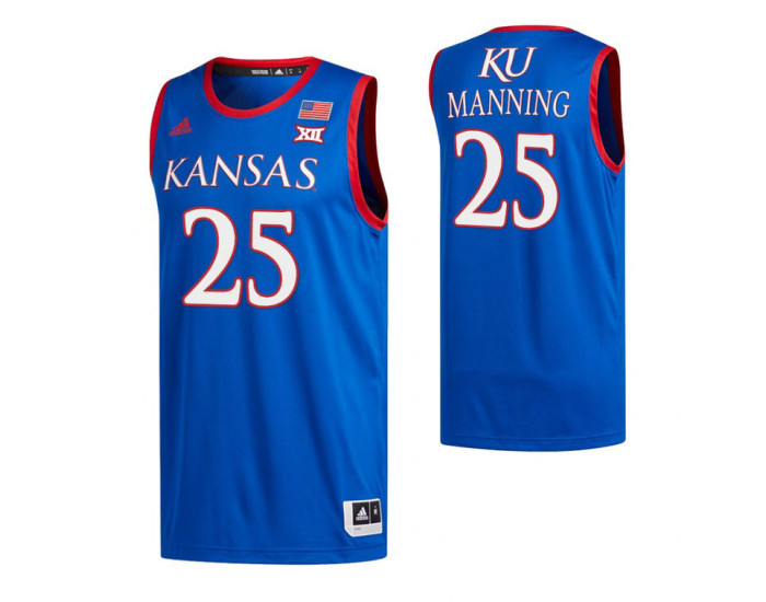Danny Manning Kansas Jayhawks Royal Authentic College Basketball Jersey