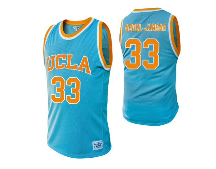 UCLA Bruins 33 Kareem Abdul-Jabbar Alumni Authentic College Basketball Jersey Blue