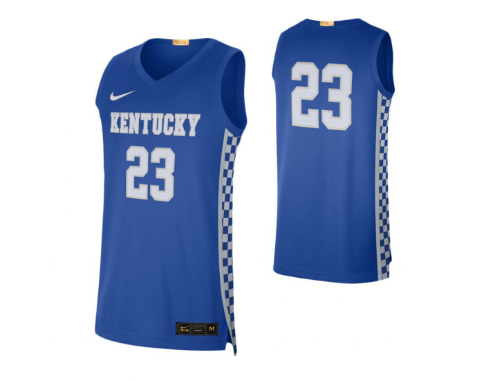 Kentucky Wildcats #23 Limited Authentic College Basketball Jersey Royal