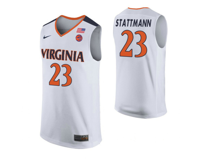 Youth Virginia Cavaliers Kody Stattmann Authentic College Basketball Jersey White