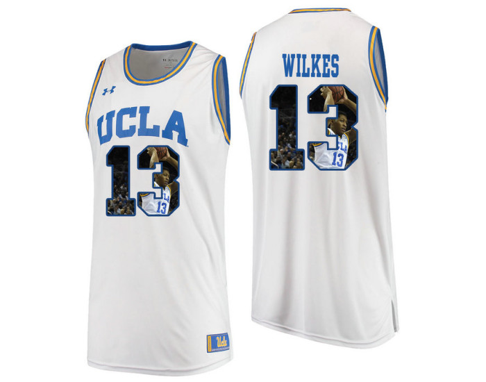 Youth UCLA Bruins #13 Kris Wilkes Authentic College Basketball Jersey White