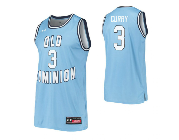 Youth Malik Curry Authentic College Basketball Jersey Blue Old Dominion Monarchs