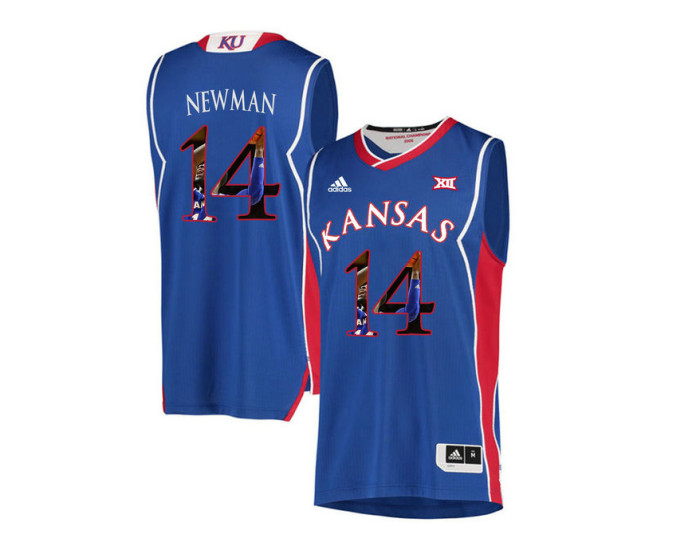 Youth Kansas Jayhawks #14 Malik Newman Replica College Basketball Jersey Royal