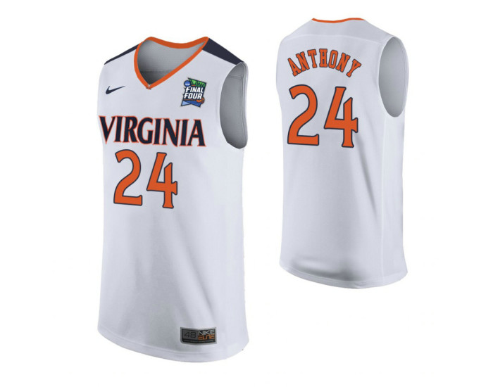 Marco Anthony Virginia Cavaliers White 2019 Final Four Authentic College Basketball Jersey