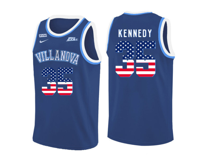 Youth Villanova Wildcats #35 Matt Kennedy Replica College Basketball Jersey Blue