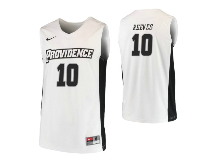 Youth Providence Friars #10 A.J. Reeves Authentic College Basketball Jersey White