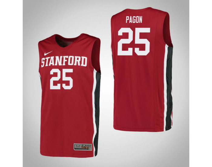 Stanford Cardinal #25 Blake Pagon Authentic College Basketball Jersey Red