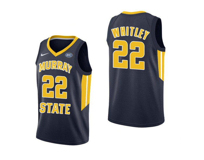 Murray State Racers Brion Whitley Replica College Basketball Jersey Navy
