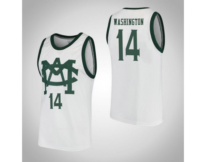 Youth Michigan State Spartans #14 Brock Washington Vault MAC Authentic College Basketball Jersey White