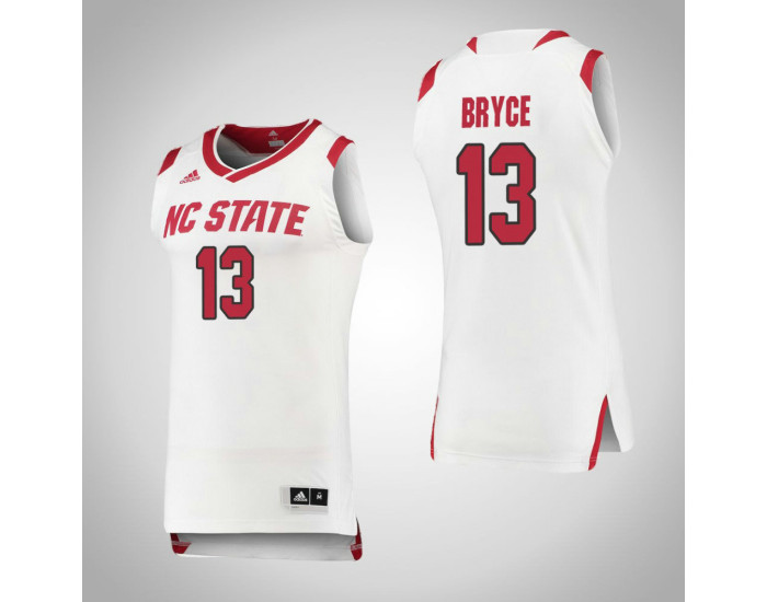 Youth NC State Wolfpack #13 C.J. Bryce Authentic College Basketball Jersey White