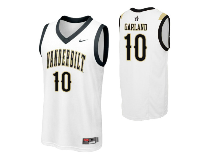 Vanderbilt Commodores Darius Garland Authentic College Basketball Jersey White