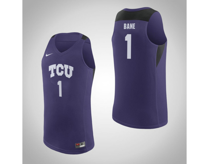Youth TCU Horned Frogs #1 Desmond Bane Authentic College Basketball Jersey Purple
