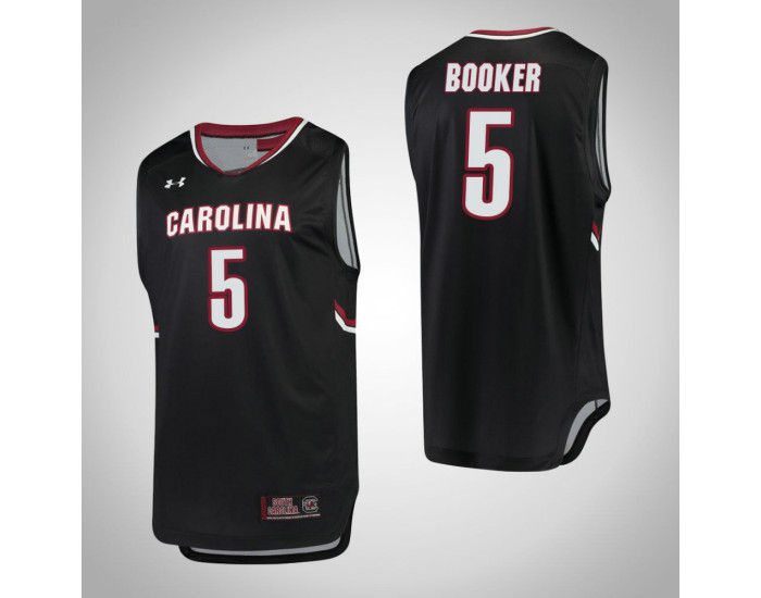 South Carolina Gamecocks #5 Frank Booker Authentic College Basketball Jersey Black