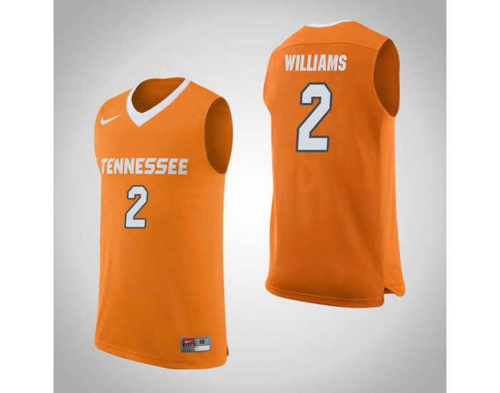 Tennessee Volunteers #2 Grant Williams Replica College Basketball Jersey Orange