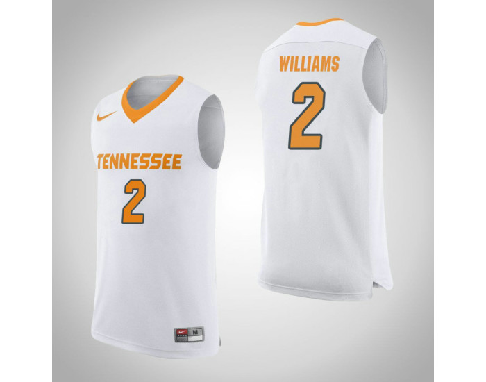 Tennessee Volunteers #2 Grant Williams Authentic College Basketball Jersey White
