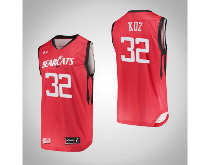 Cincinnati Bearcats #32 John Koz Replica College Basketball Jersey Red