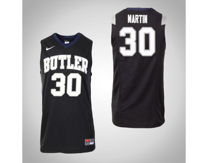 Butler Bulldogs #30 Kelan Martin Master Authentic College Basketball Jersey Black