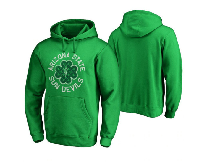 Arizona State Sun Devils Men's Kelly Green Fanatics Branded Hoodie