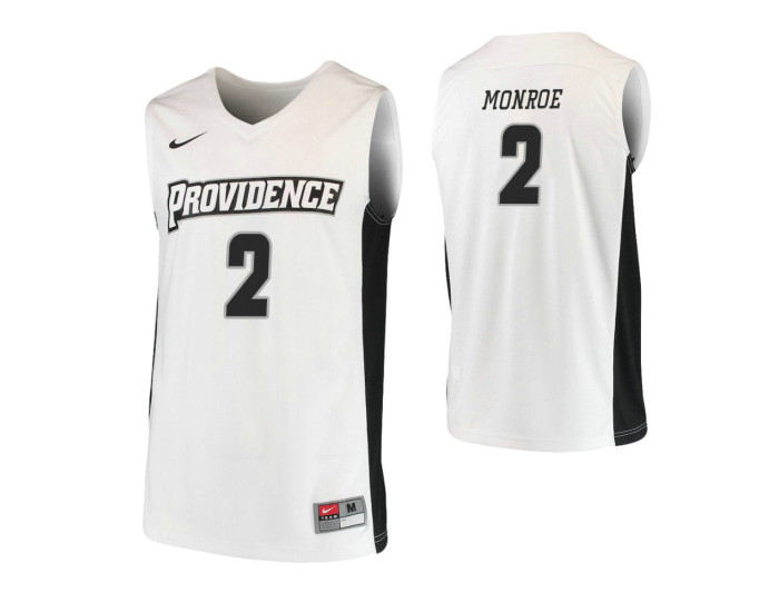 Providence Friars #2 Kris Monroe Authentic College Basketball Jersey White