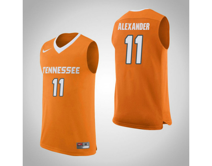Tennessee Volunteers #11 Kyle Alexander Authentic College Basketball Jersey Orange