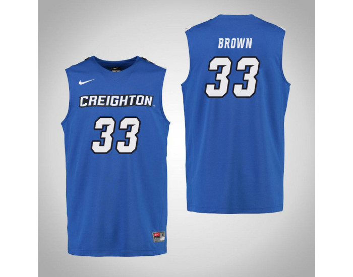 Youth Creighton Bluejays #33 Kylie Brown Authentic College Basketball Jersey Royal