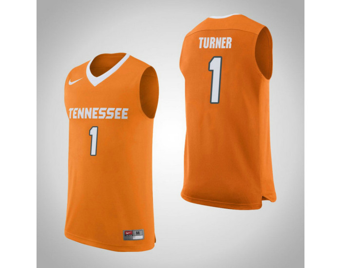 Tennessee Volunteers #1 Lamonte Turner Authentic College Basketball Jersey Orange
